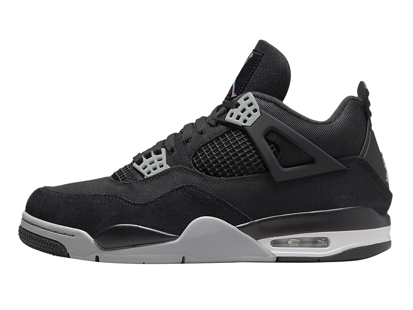 Black Canvas Jordan 4