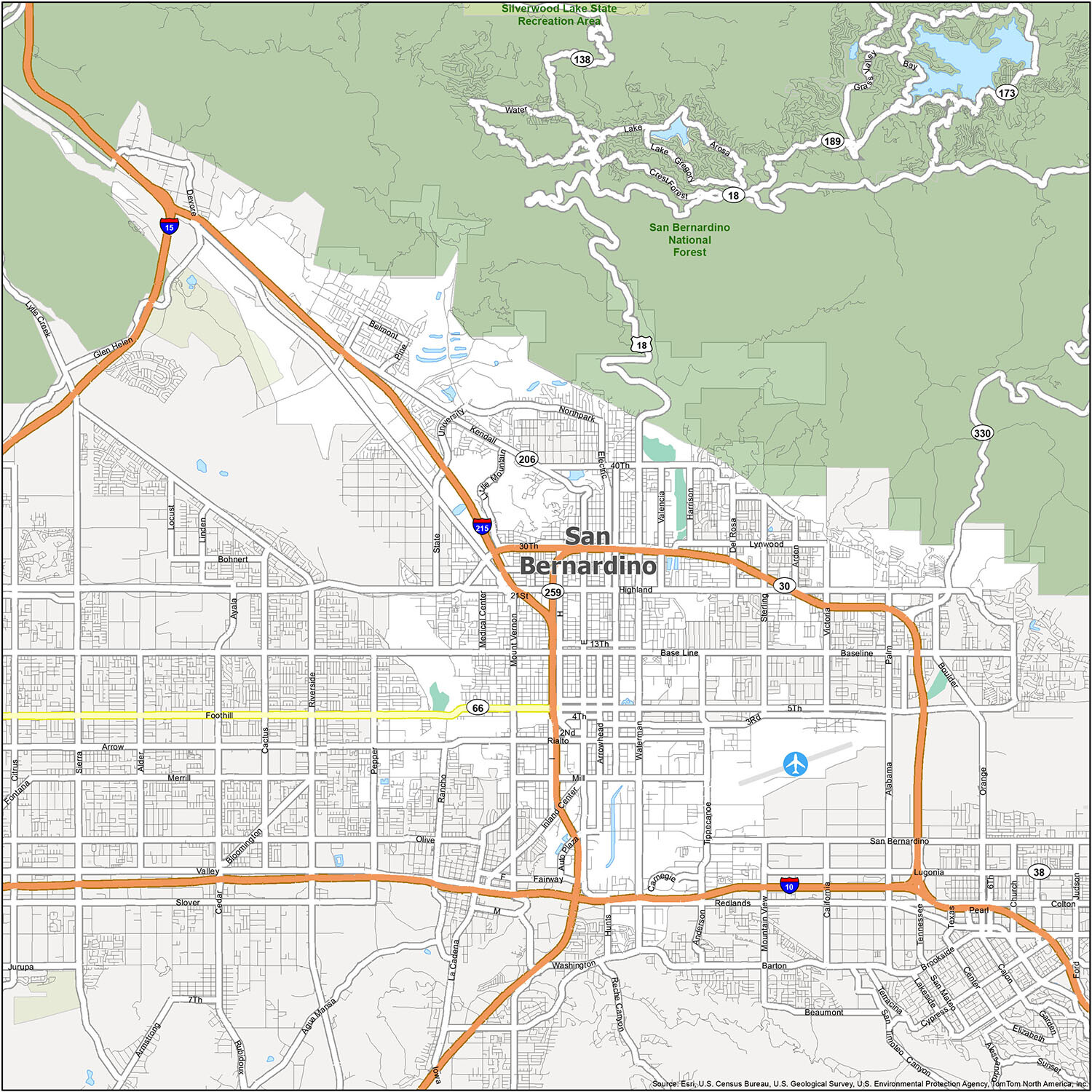 California San Bernardino Zip Code