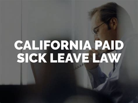 California Sick Leave Law 2025 Carryover Tate Zuzana