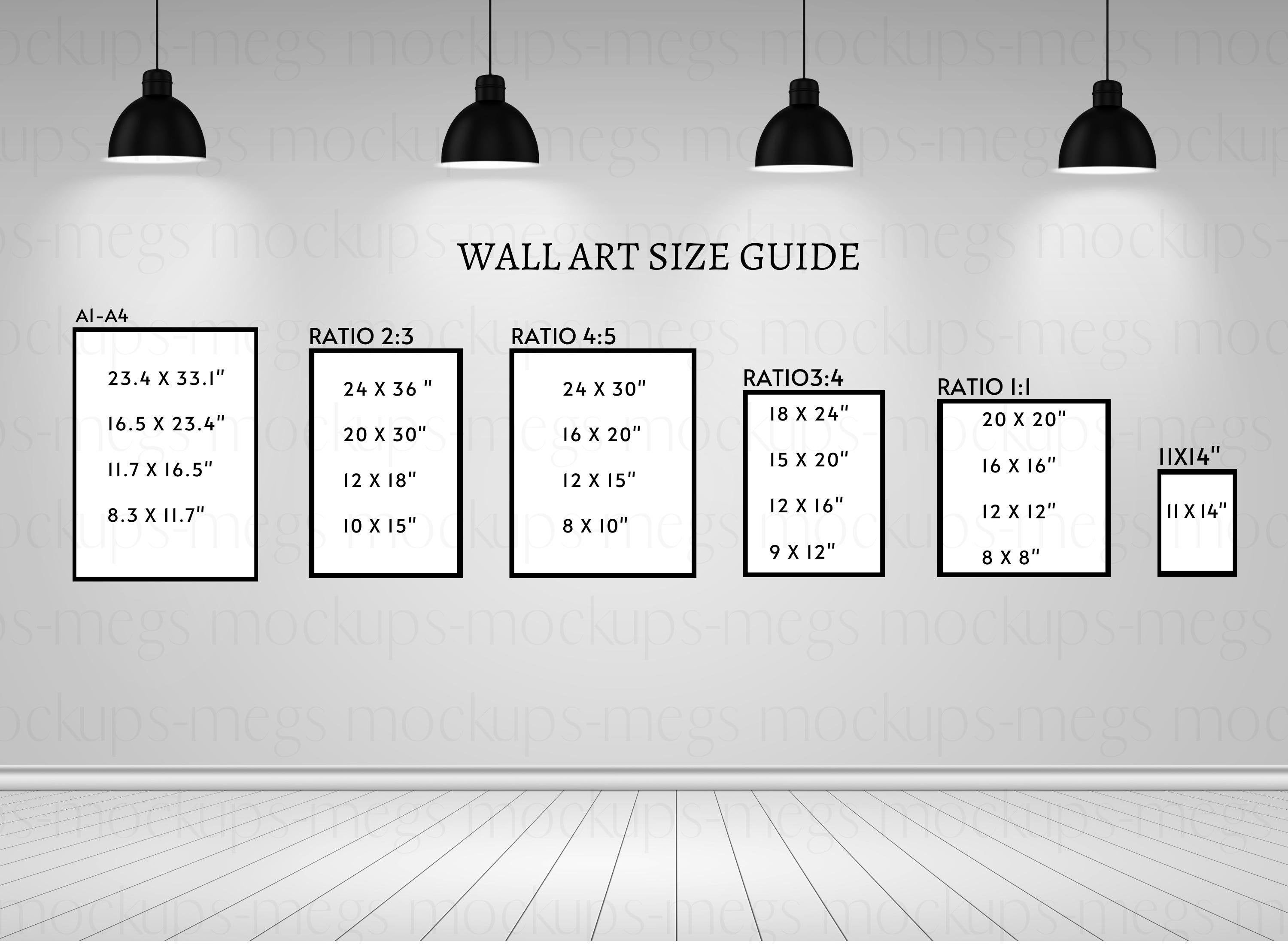 Canvas Size Chart Guide: Choose Perfect Dimensions