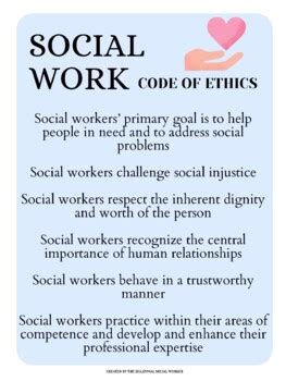 Code Of Ethics For Social Workers