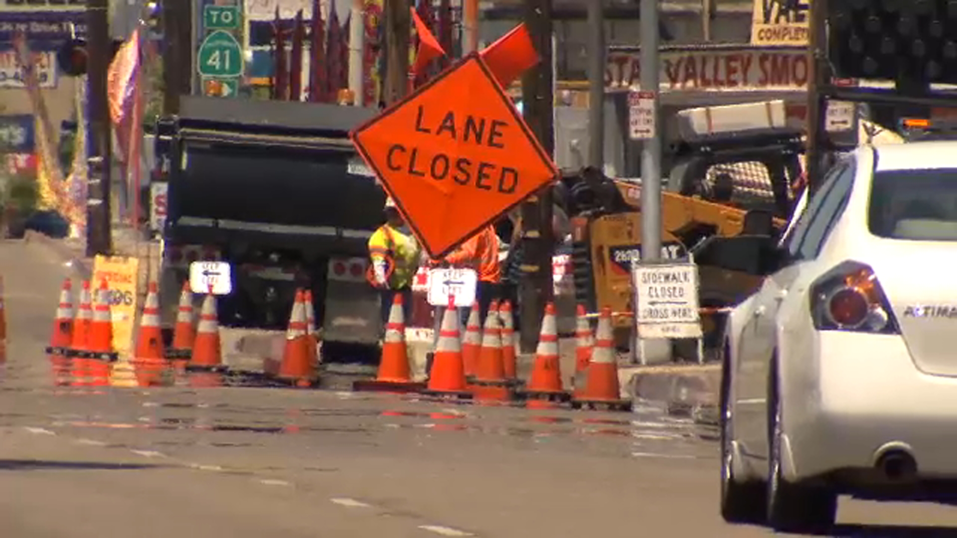 Construction And Utility Projects Around Fresno Causing Traffic Tie Ups Abc30 Fresno