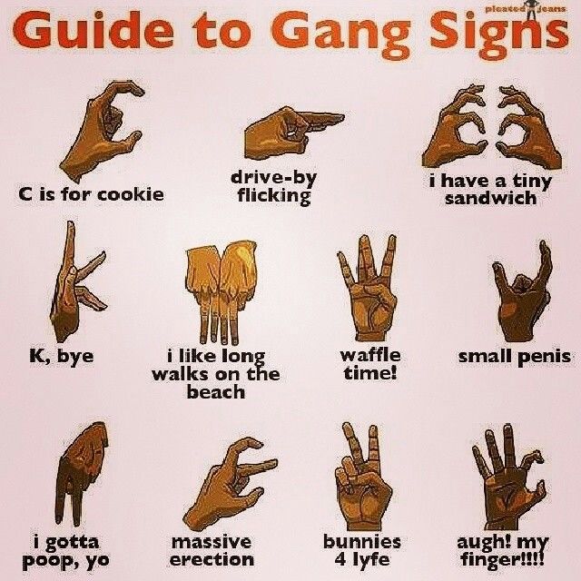 Gang Hand Signs And What They Mean