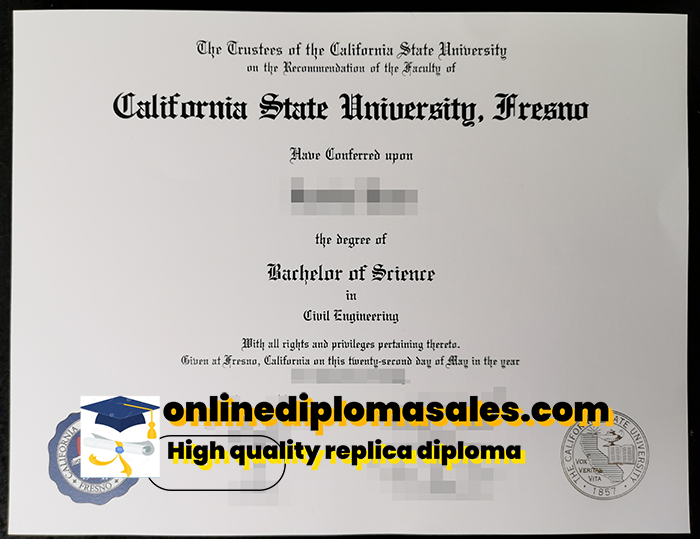 How Long Does It Take To Buy A California State University Fresno Degree Certificate