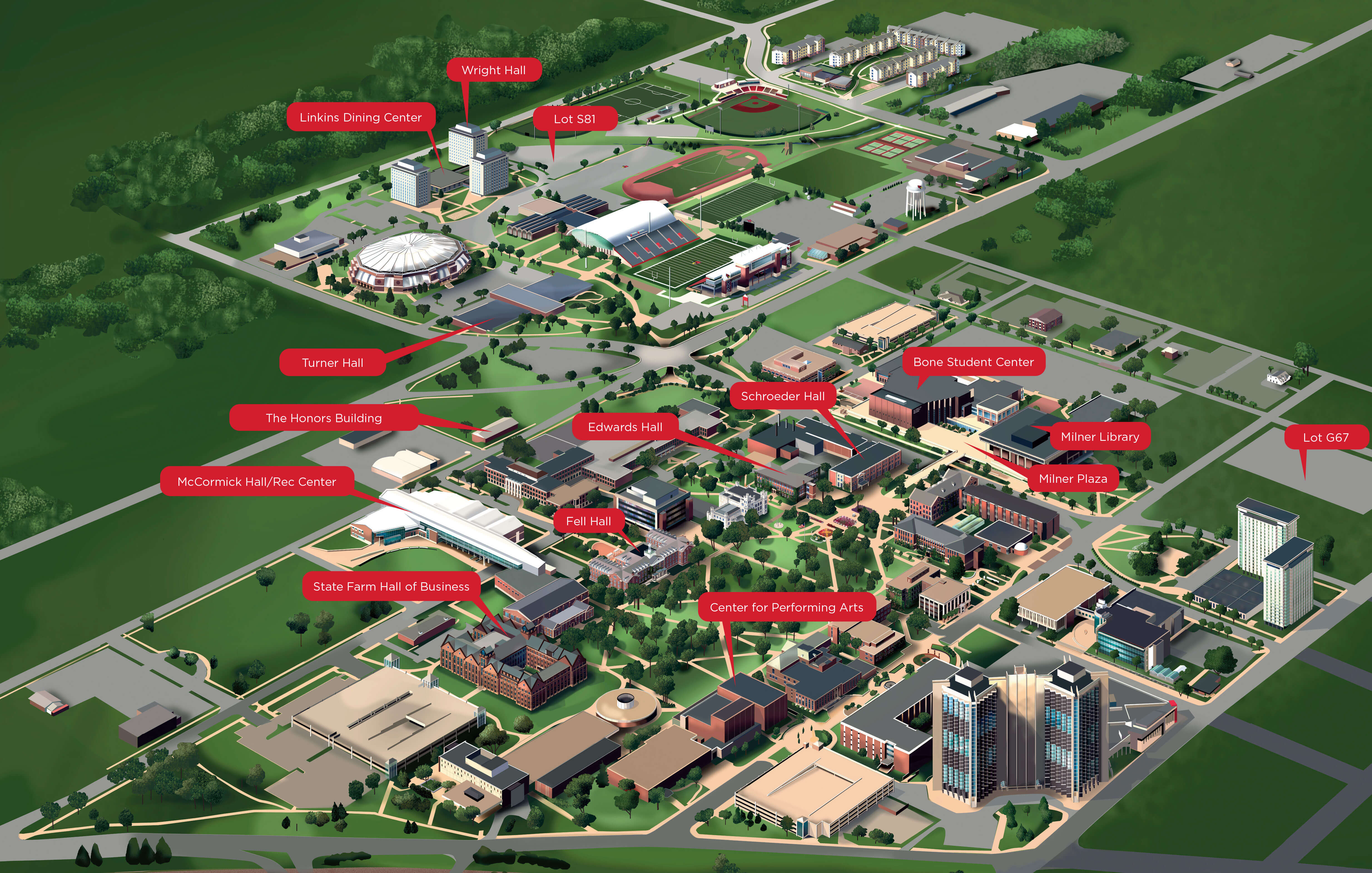 Illinois State University Campus Map Maping Resources