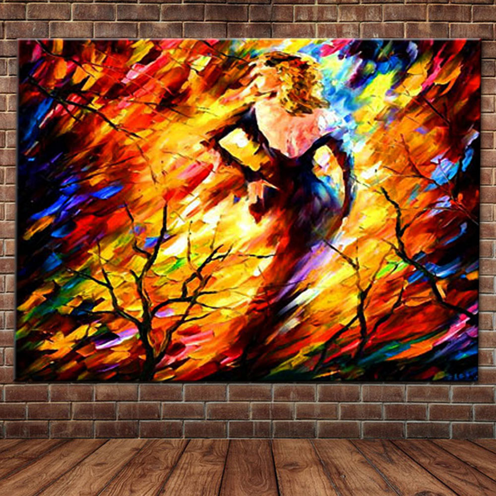 Leonid Afremov Burst Of Colors Oil Painting On Canvas