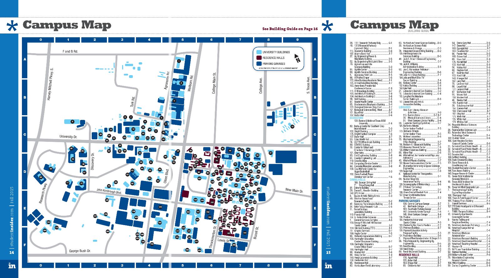 Map Of Tamu Campus