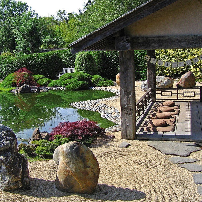 Meditation Gardens At Osmosis Day Spa In Freestone Meditation Garden