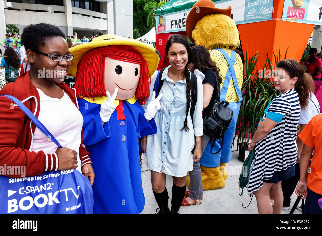 Miami Florida Book Fair International Miami Dade College Wolfson Stock