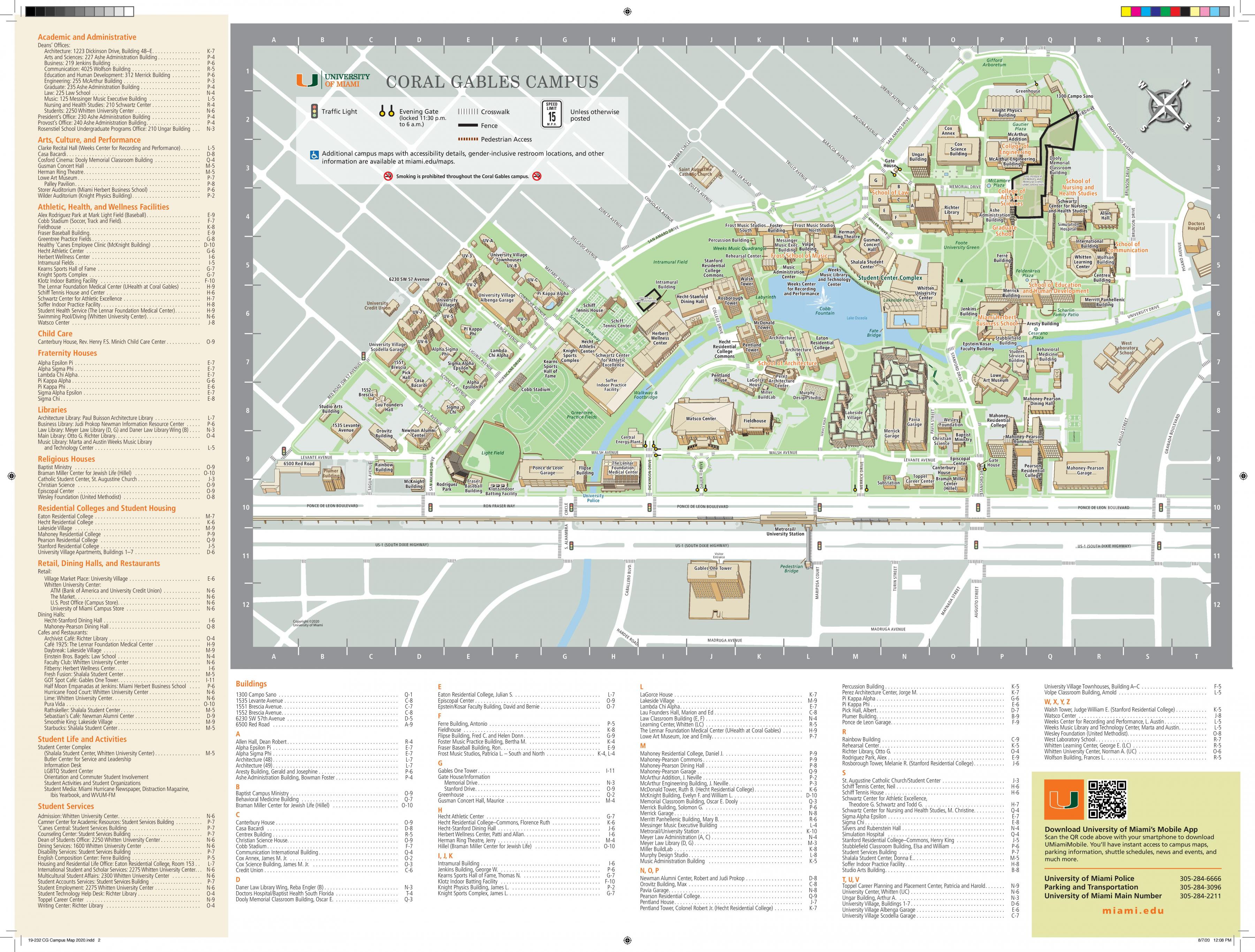 Miami University Campus Map