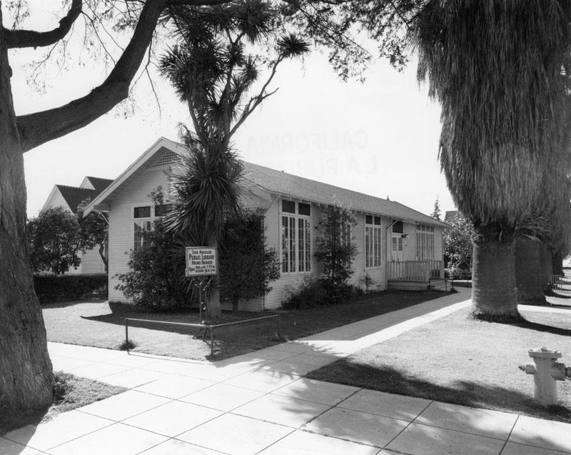 Palms Rancho Park Library Cheviot Hills History