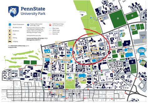 Penn State University Campus Map