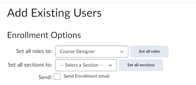 Qwickly Course Tools Course Management Role Selector Qwickly