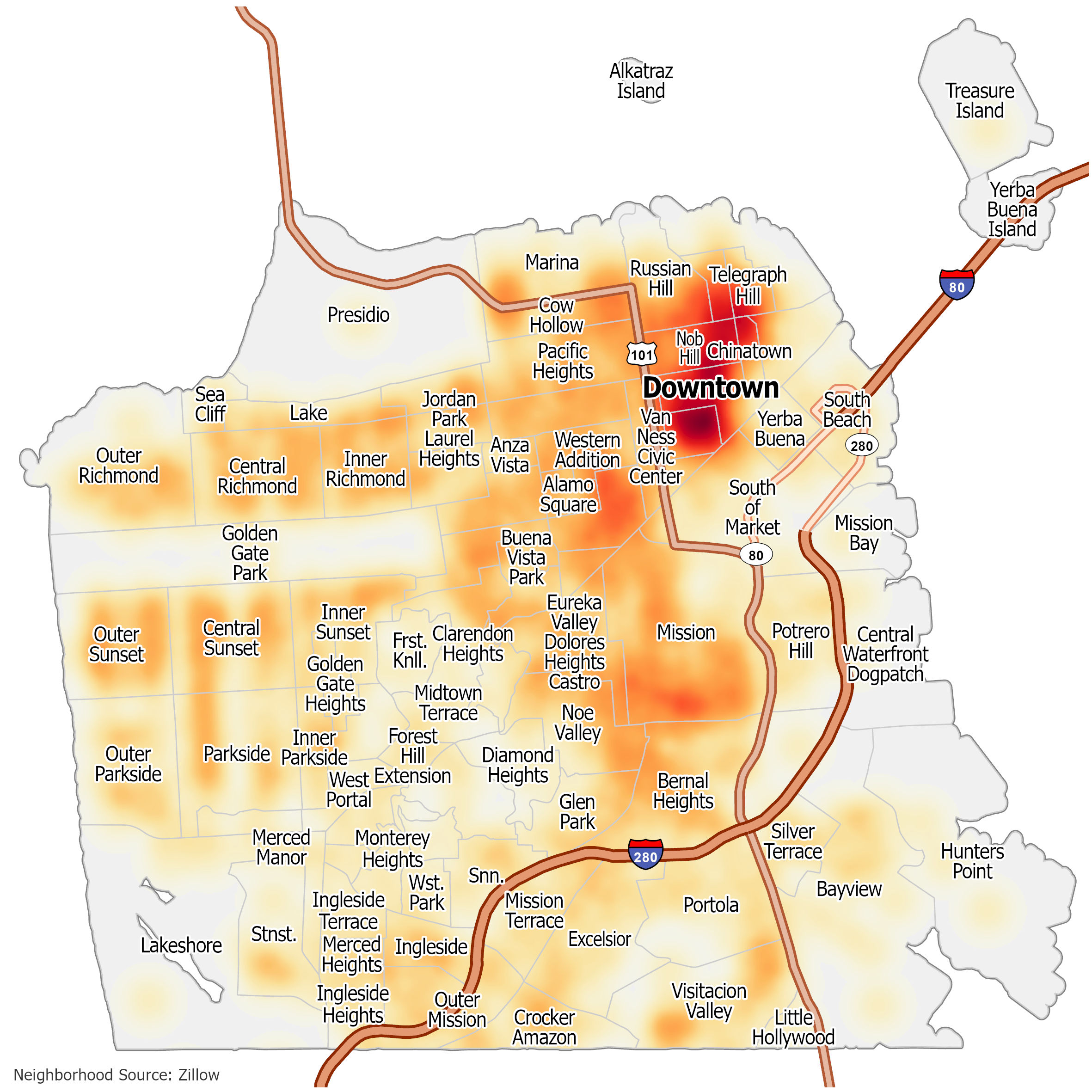 San Francisco Crime Map Gis Geography