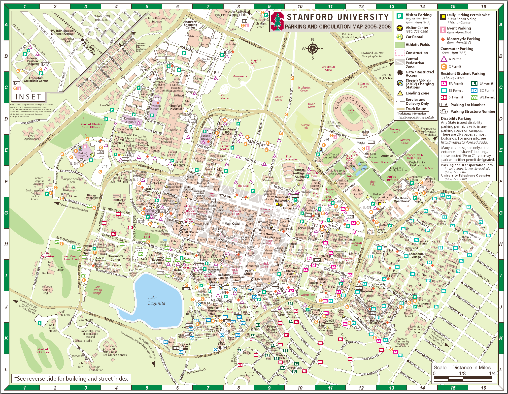 Stanford Campus Map