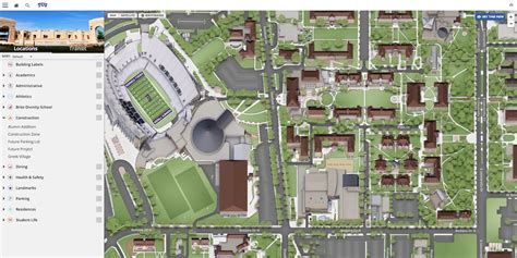 Tcu Campus Map