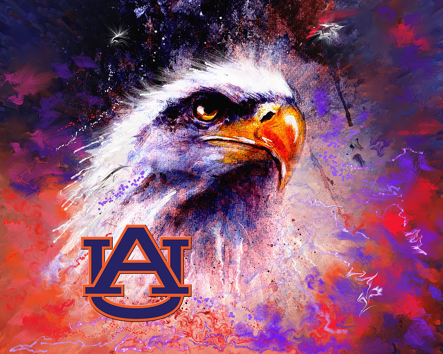 War Eagle Painting By Brent Rowlett Pixels