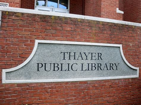 What Does Thayer Public Library Offer? Resource Guide