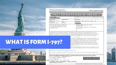 What Is Form I 797 Uscis Notice Of Action Youtube