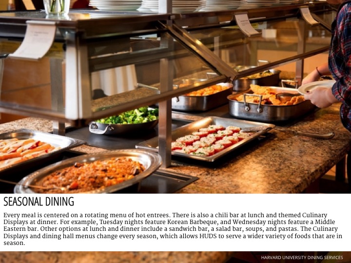 What's Harvard Dining Hall Like? Meal Options